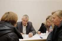Изображение к статье Глава городского округа Фрязино Дмитрий Воробьев провел встречу с жителями