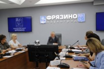 Изображение к статье Еженедельное оперативное совещание прошло под председательством главы г.о. Фрязино Дмитрий Воробьева