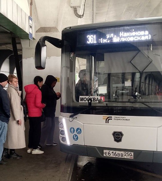 Наши новые автобусы &mdash; на маршруте № 361 &laquo;Фрязино &mdash; Москва (м. Щелковская)&raquo;