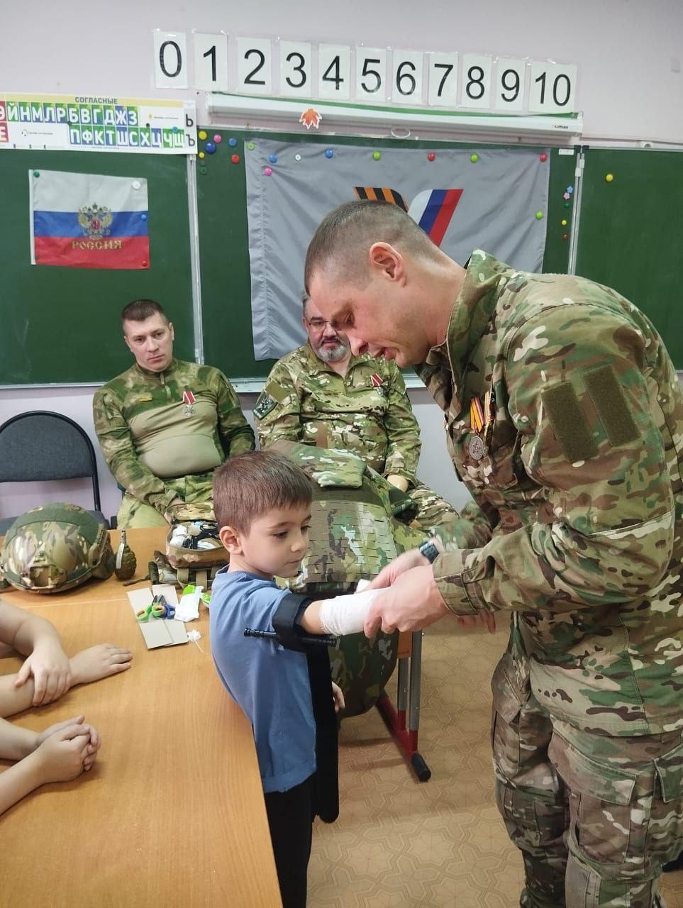 В детском саду №3 городского округа Фрязино состоялся урок мужества