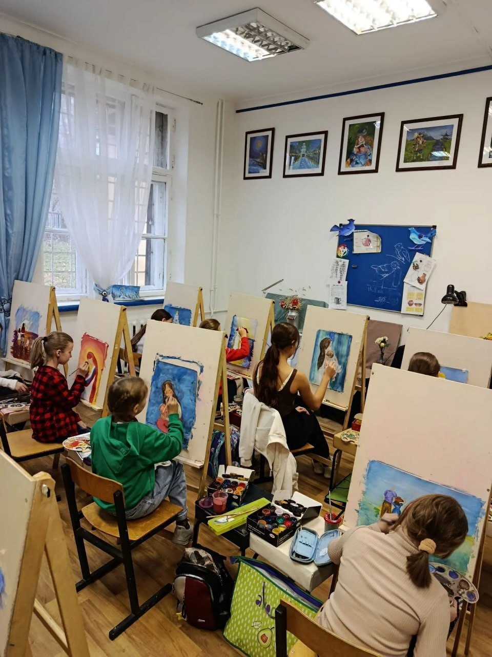 Обучающиеся Центра детского творчества города Фрязино приняли участие во Всероссийском изобразительном диктанте