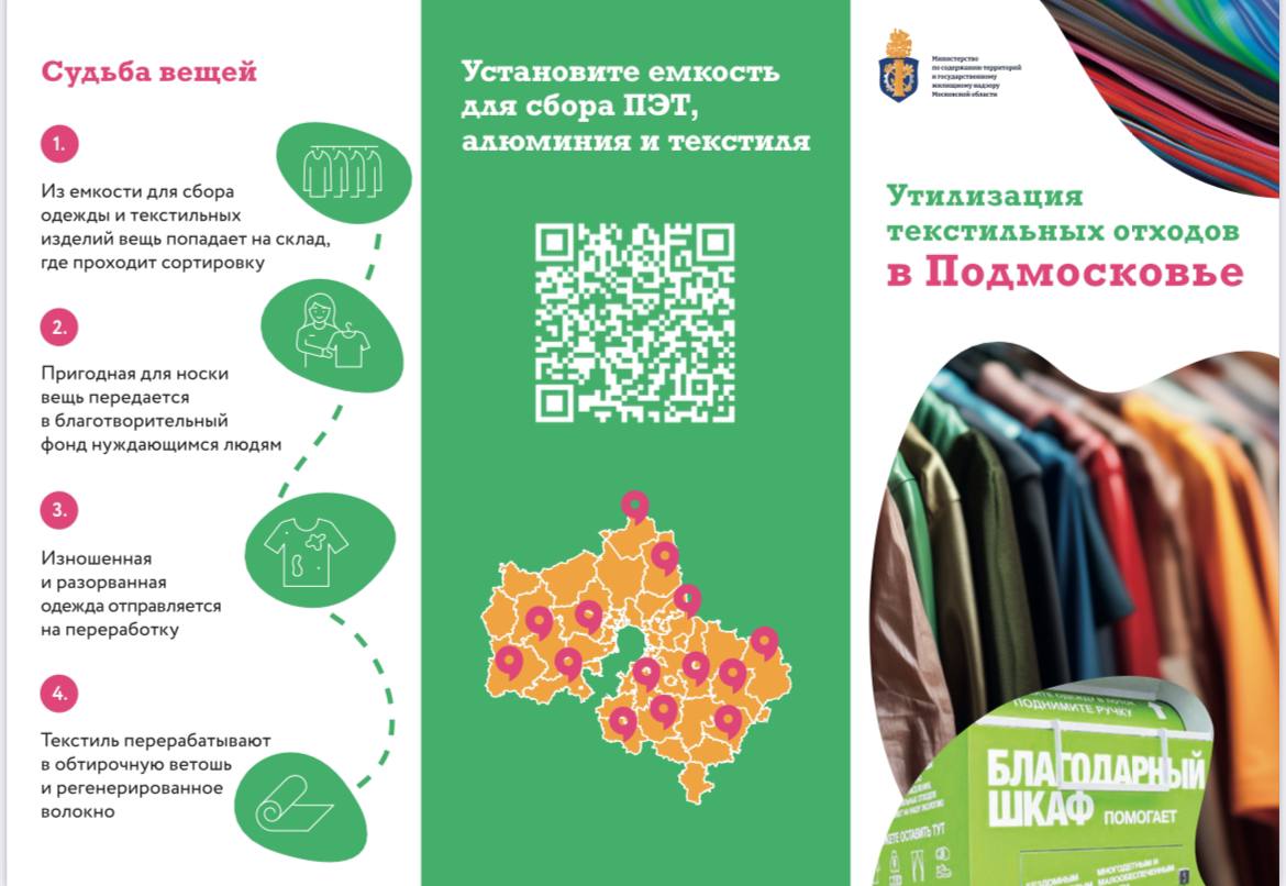Утилизация текстильных отходов в Подмосковье 