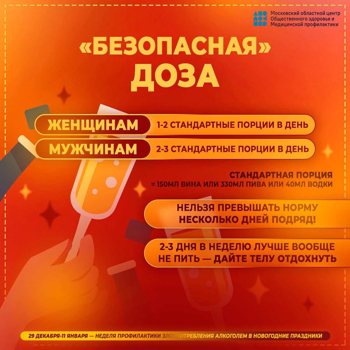 Осторожней с алкоголем!