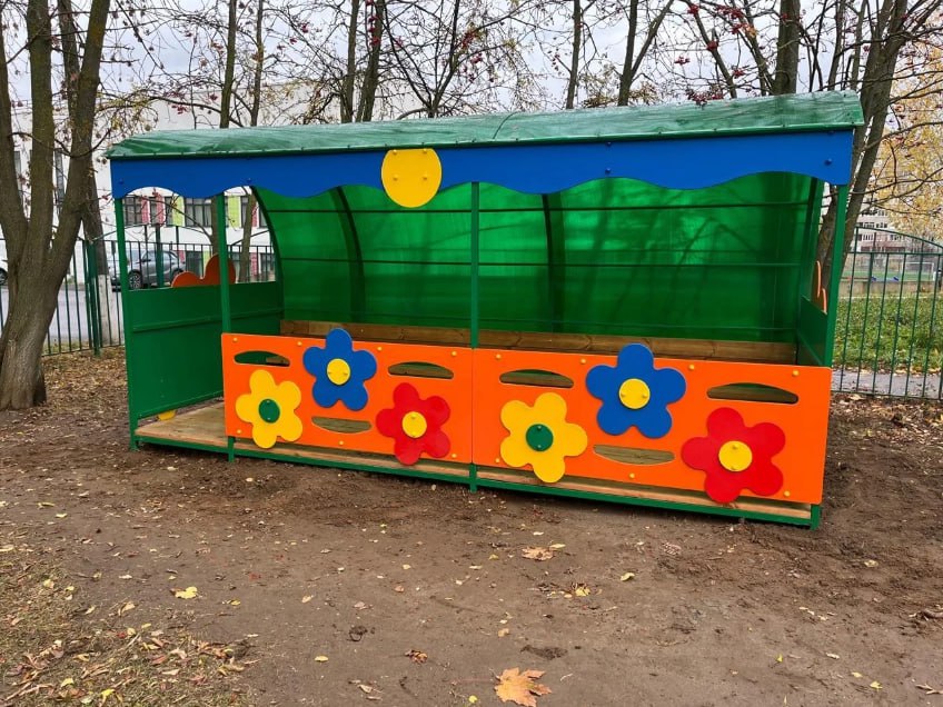 Приобретение уличных веранд и гимнастических скамеек для МБОО СОШ №1 имени Героя Советского Союза И.И. Иванова г.о. Фрязино МО