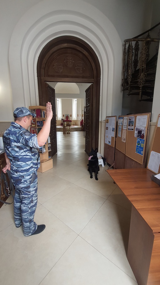 28.07.2021 года на объекте религиозной организации (Храм иконы Божией матери «Державная» г. Фрязино) проведена тренировка сил и средств служб экстренного реагирования