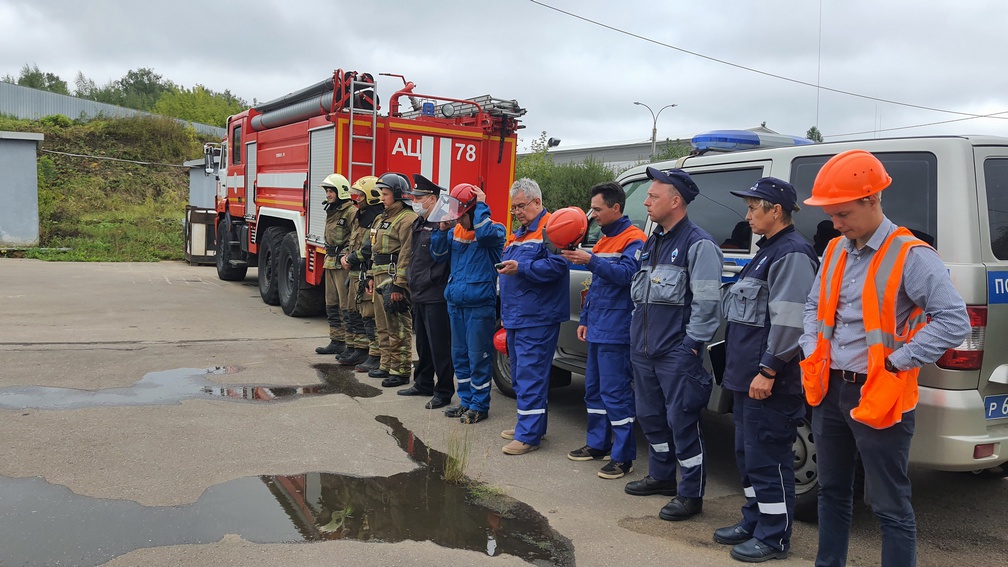 Совместная тренировка на объекте жизнеобеспечения 26.08.2021г.