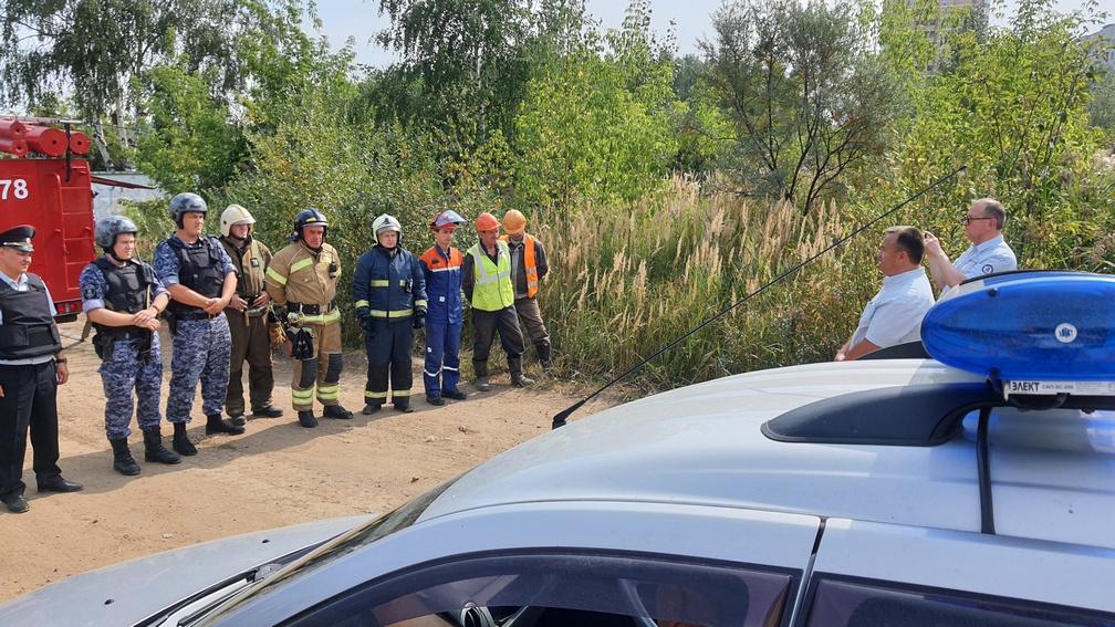 Плановая тренировка 23.08.2022 года на канализационной насосной станции «Чижово»