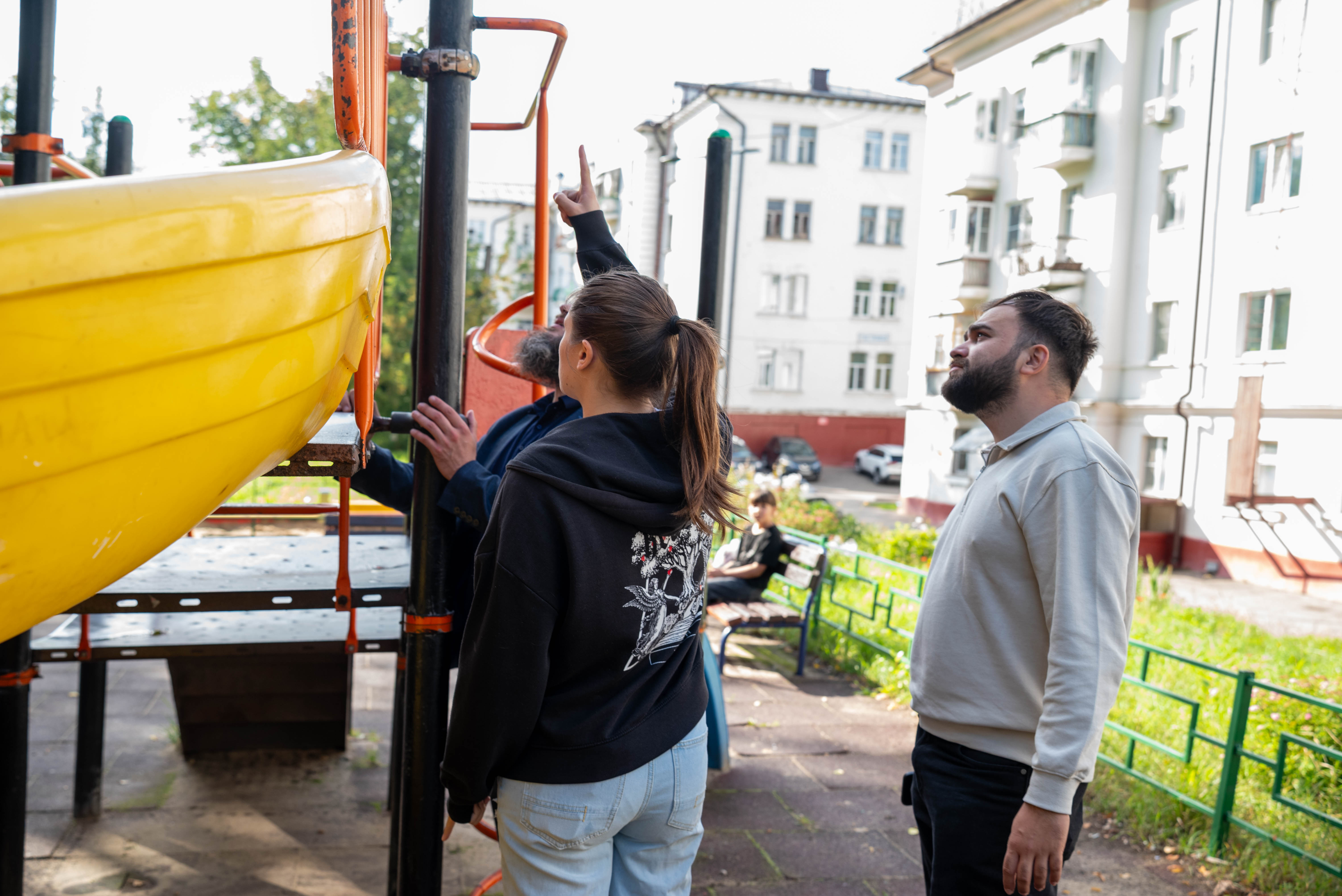 Обход территории П.Ю. Никишкин