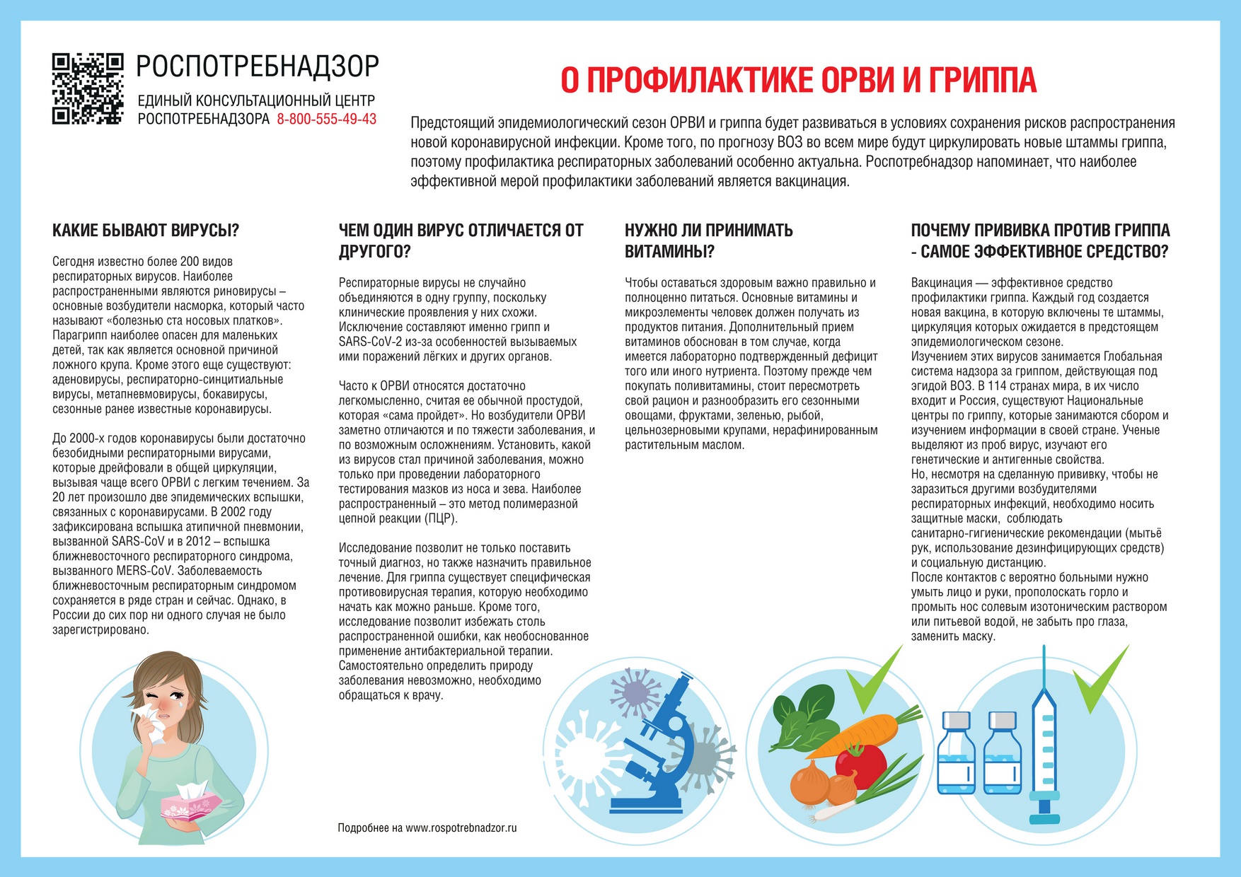 Информационные материалы о дополнительных мерах профилактики заболеваний