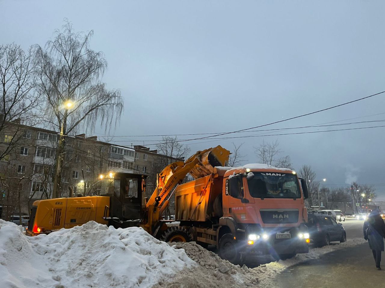 Снегопад отступил несколько дней назад, но коммунальные службы продолжают работать в усиленном режиме❄️