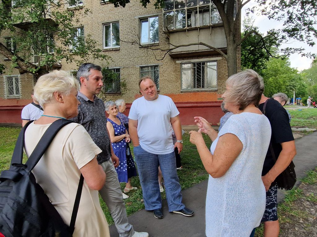 Встреча с жителями Н.В. Бощеван