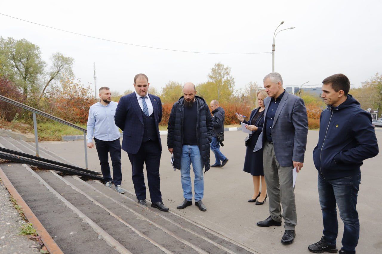 Глава г.о. Фрязино в рамках обхода территории посетил железнодорожную станцию «Фрязино-Пассажирская»