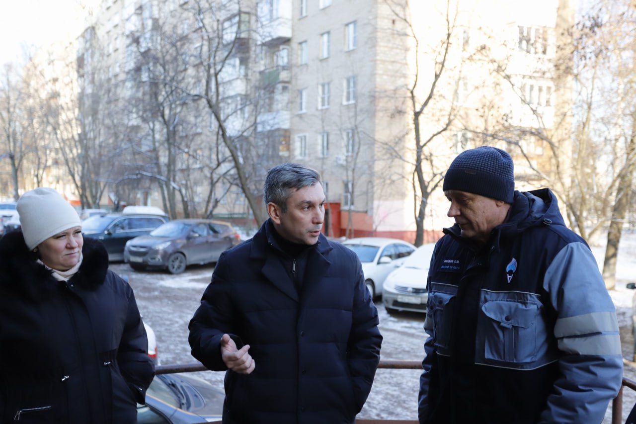 Нодар Бощеван провёл встречу с жителями дома №9 по проспекту Мира во Фрязино