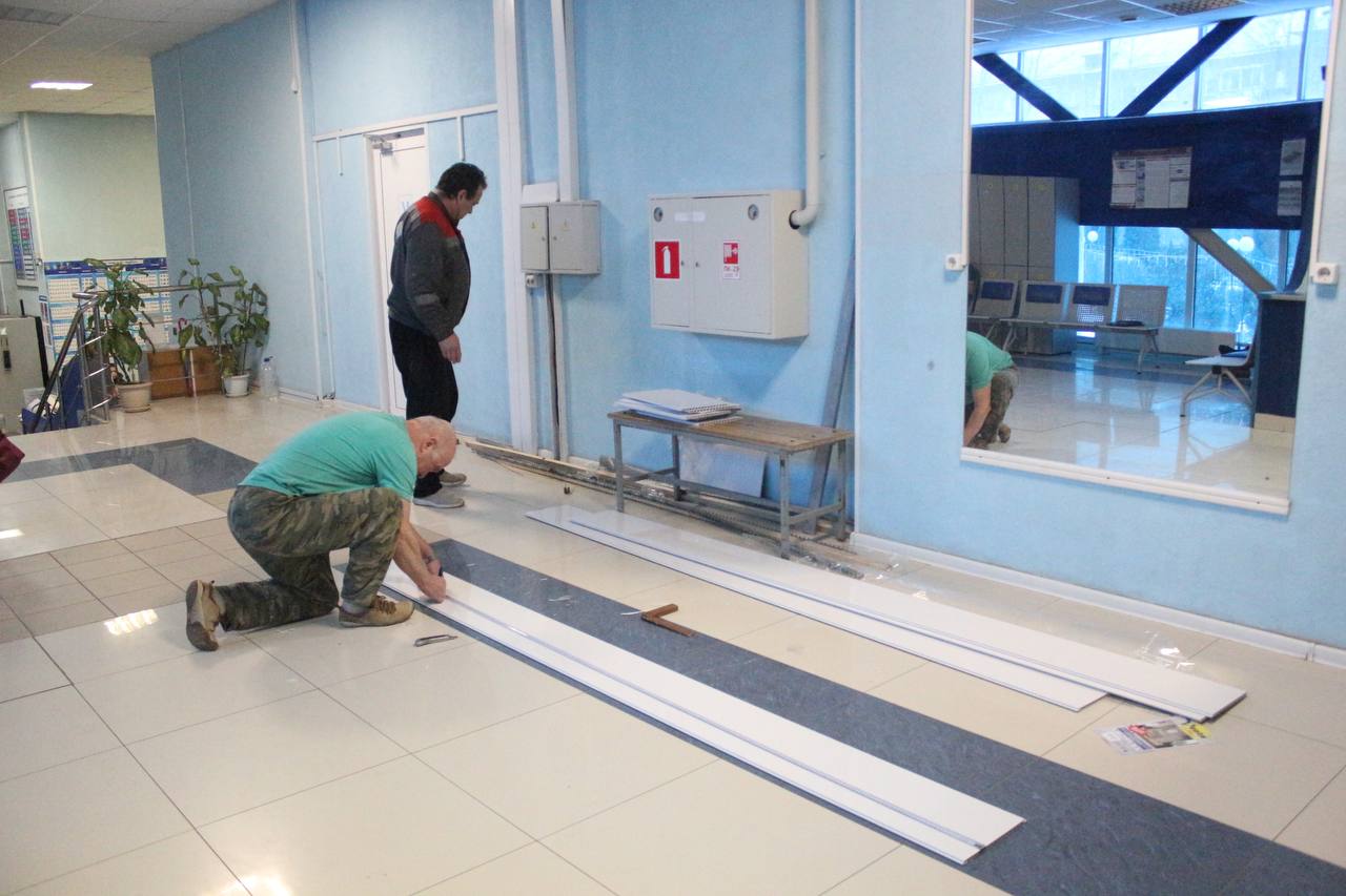 Заместитель главы г.о. Фрязини Наталия Князева в рамках обхода территории посетила спортивный комплекс &laquo;Олимп&raquo;.