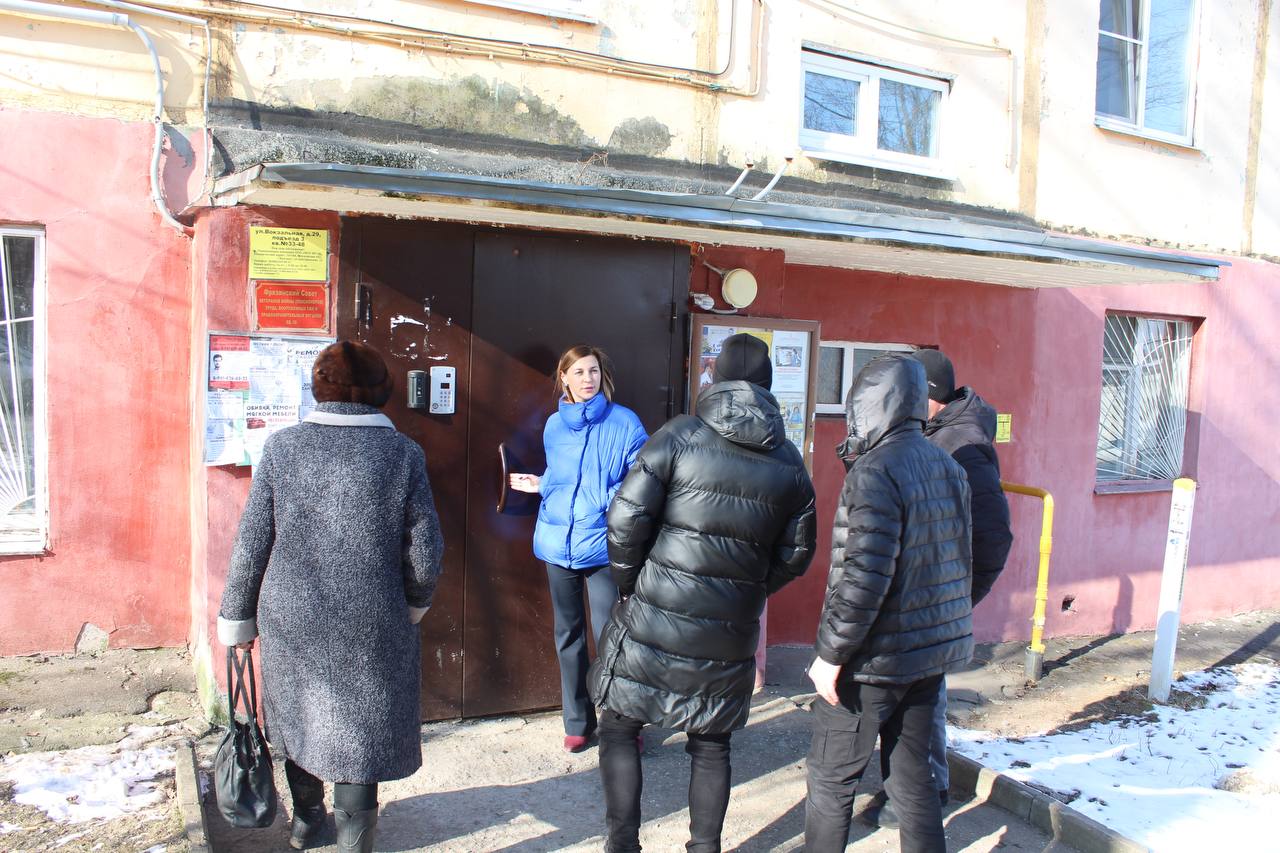 Встреча с жителями Н.В. Князева