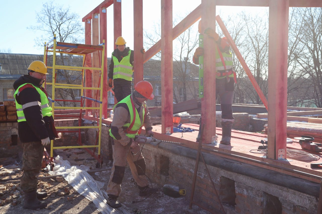 Продолжается капитальный ремонт детского сада №2 &laquo;Колокольчик&raquo;