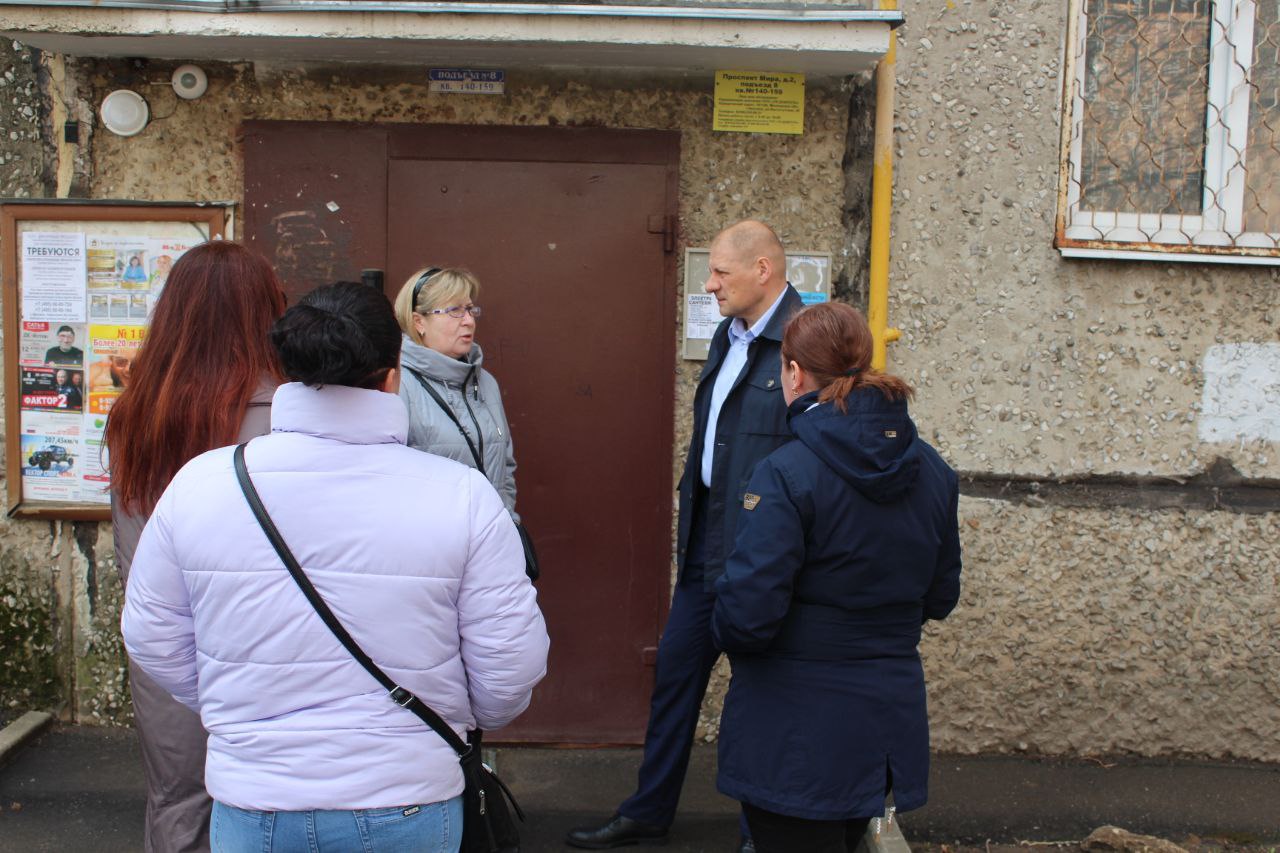 Встреча с жителями А.М. Тропин