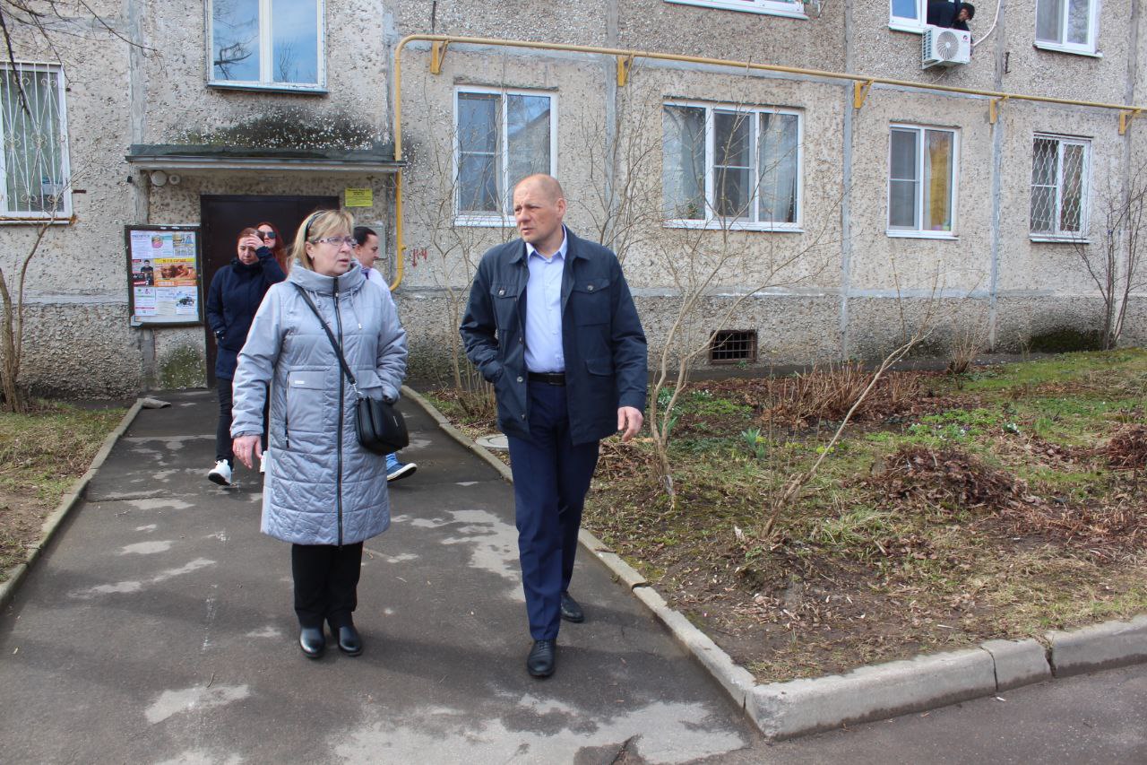 Встреча с жителями А.М. Тропин