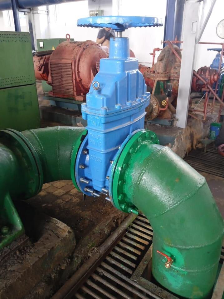 Капитальный ремонт водопроводных и канализационных сетей активно проводится во Фрязино