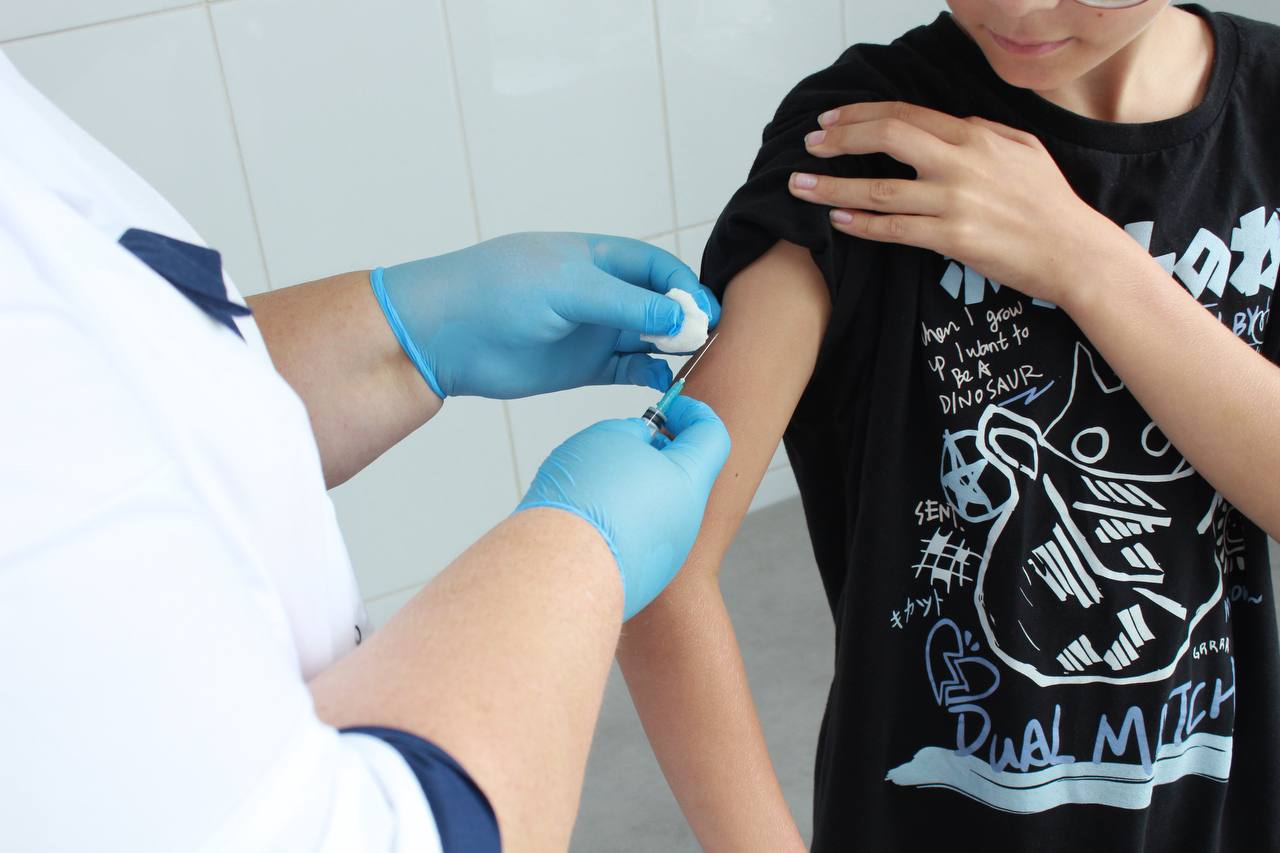 В Подмосковье стартовала вакцинация детей от гриппа!