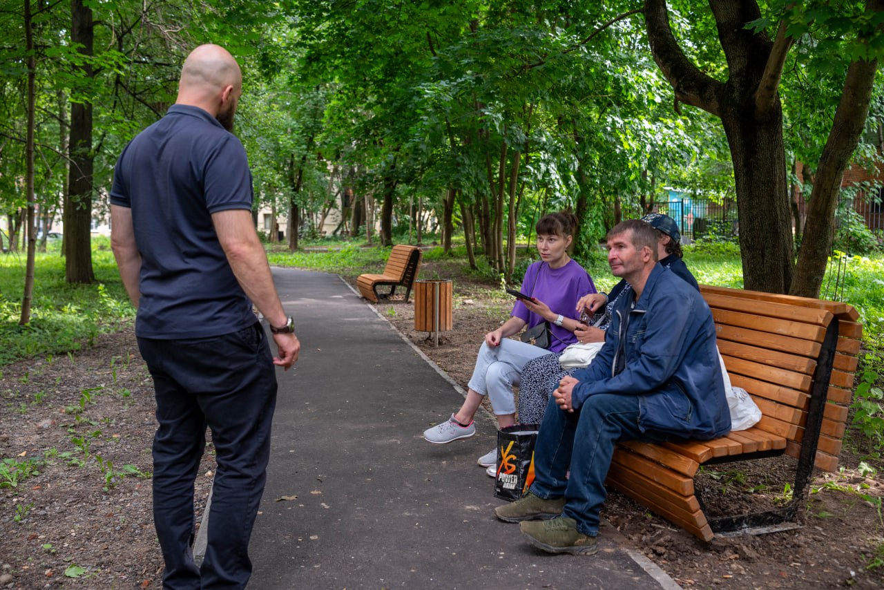 Во Фрязино завершено благоустройство двора на улицах Вокзальной и Ленина