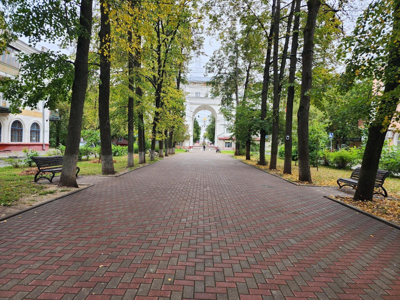 Во Фрязино обновили липовую аллею на улице Ленина!