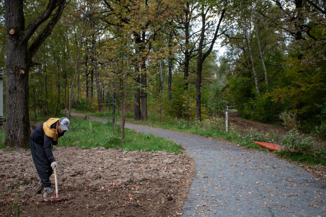 Глава городского округа Фрязино Дмитрий Воробьев вместе с председателем Совета депутатов Полиной Коноваловой проверили, как прошли работы по восстановлению нашего пруда во Фрязинском лесопарке
