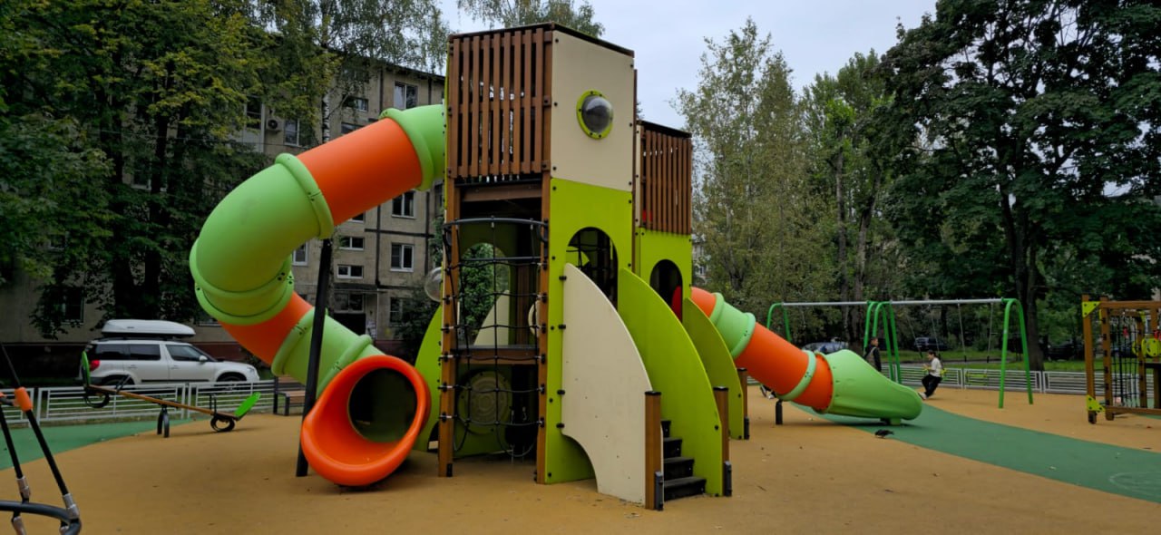 Во дворе домов №2 и №6 по проспекту Мира завершены работы по благоустройству