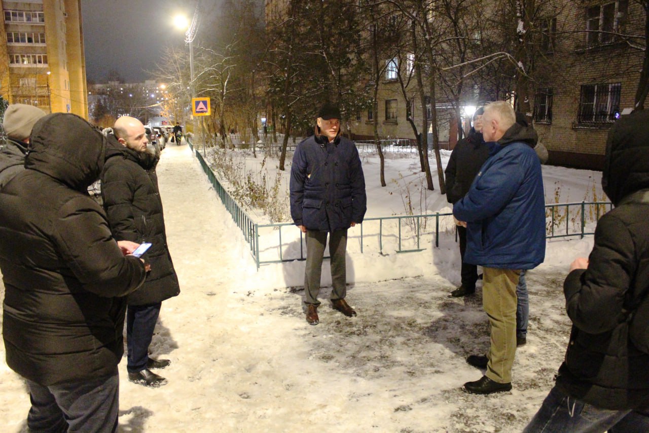 Проверка качества работ коммунальных служб после снегопада